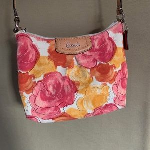 Coach Crossbody Purse Floral Print
